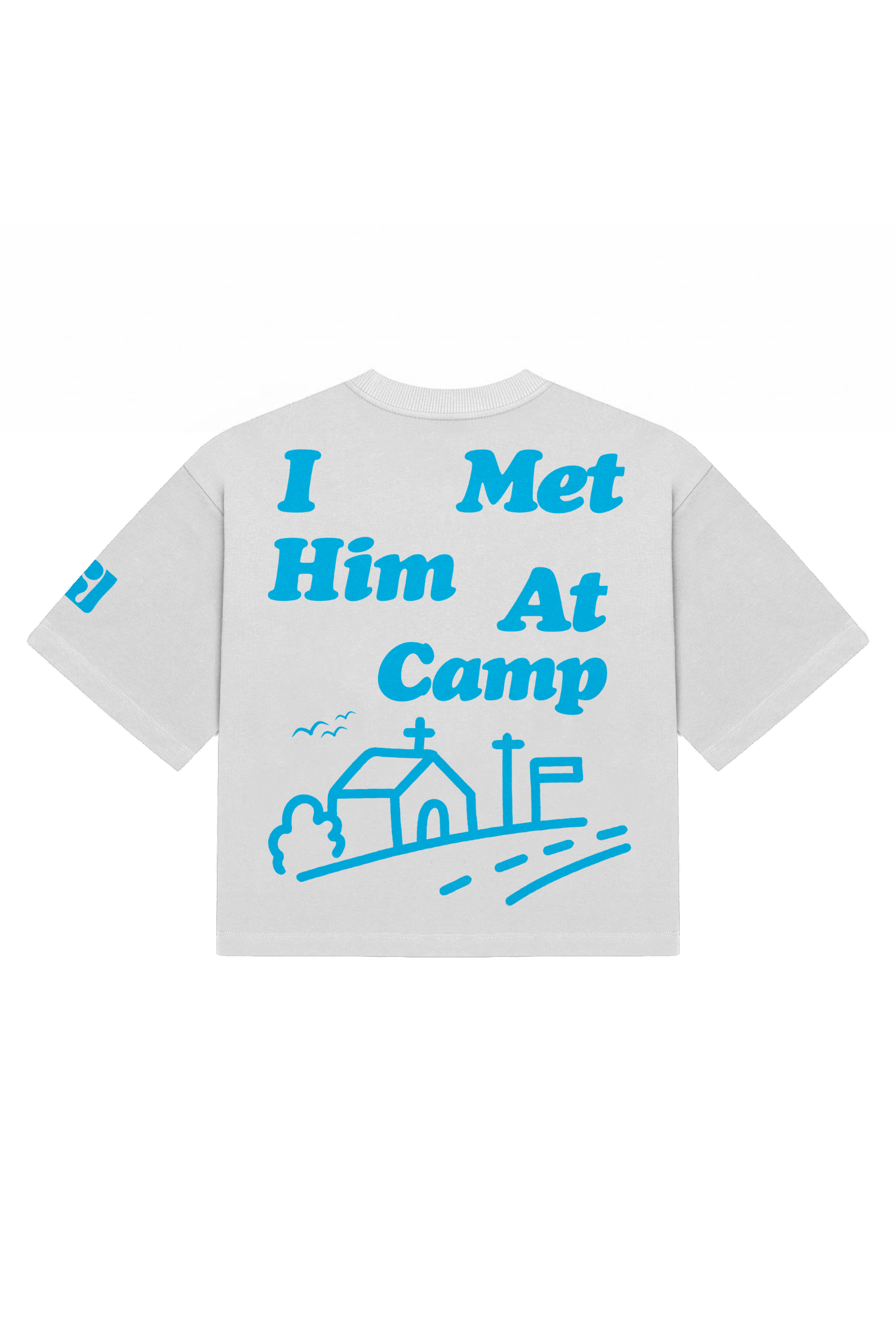 Met Him At Camp Oversized T-Shirt