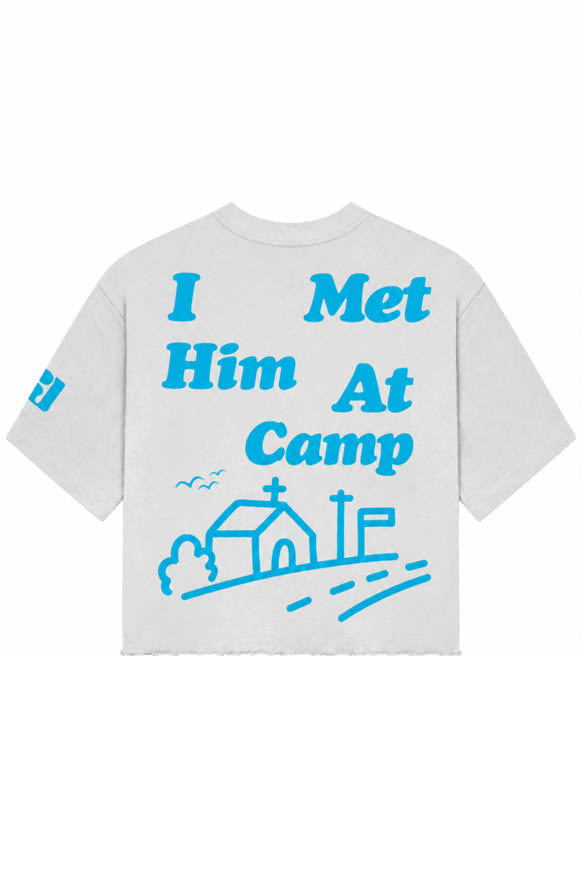 Met Him At Camp Oversized T-Shirt