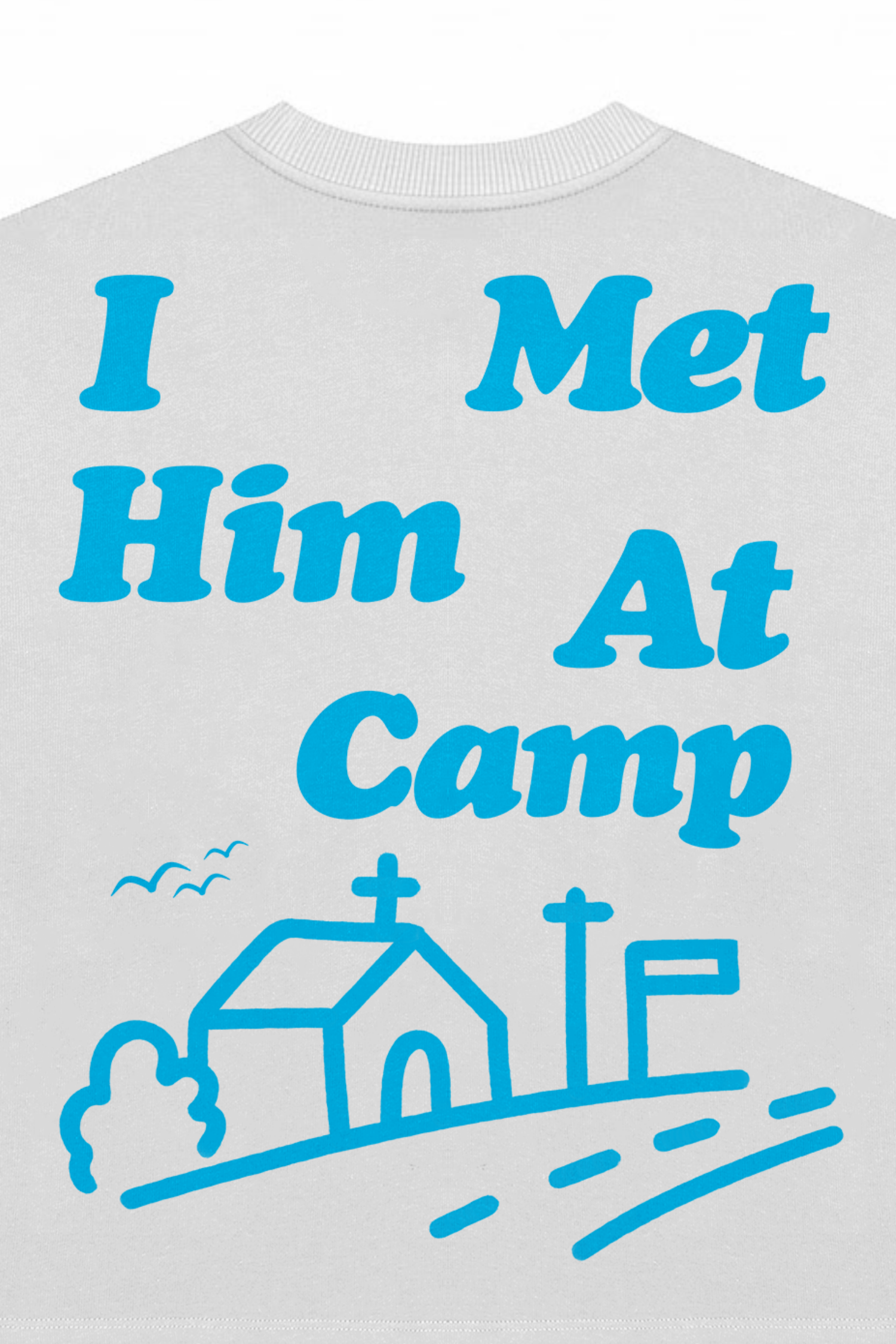Met Him At Camp Oversized T-Shirt