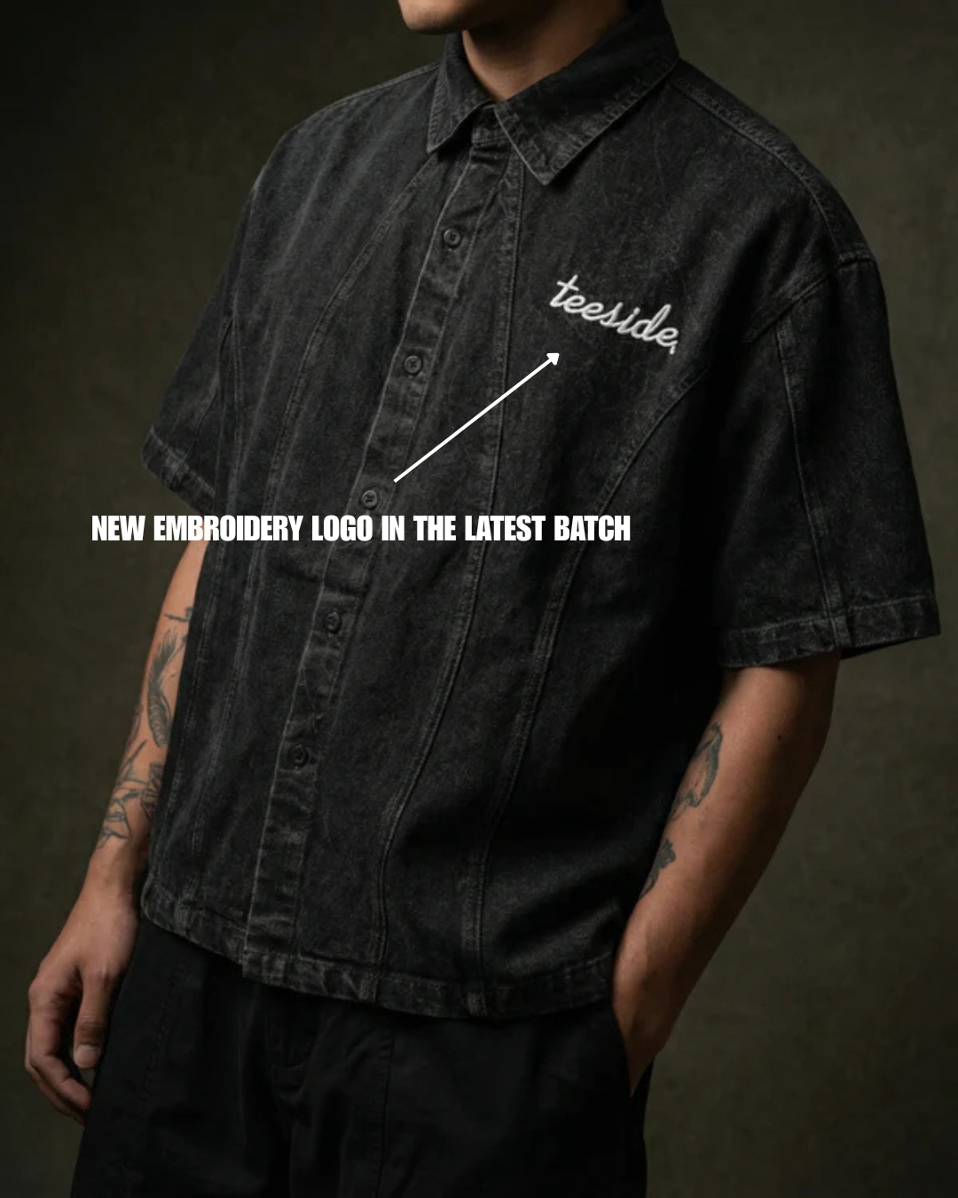 Panel Work Boxy Shirt