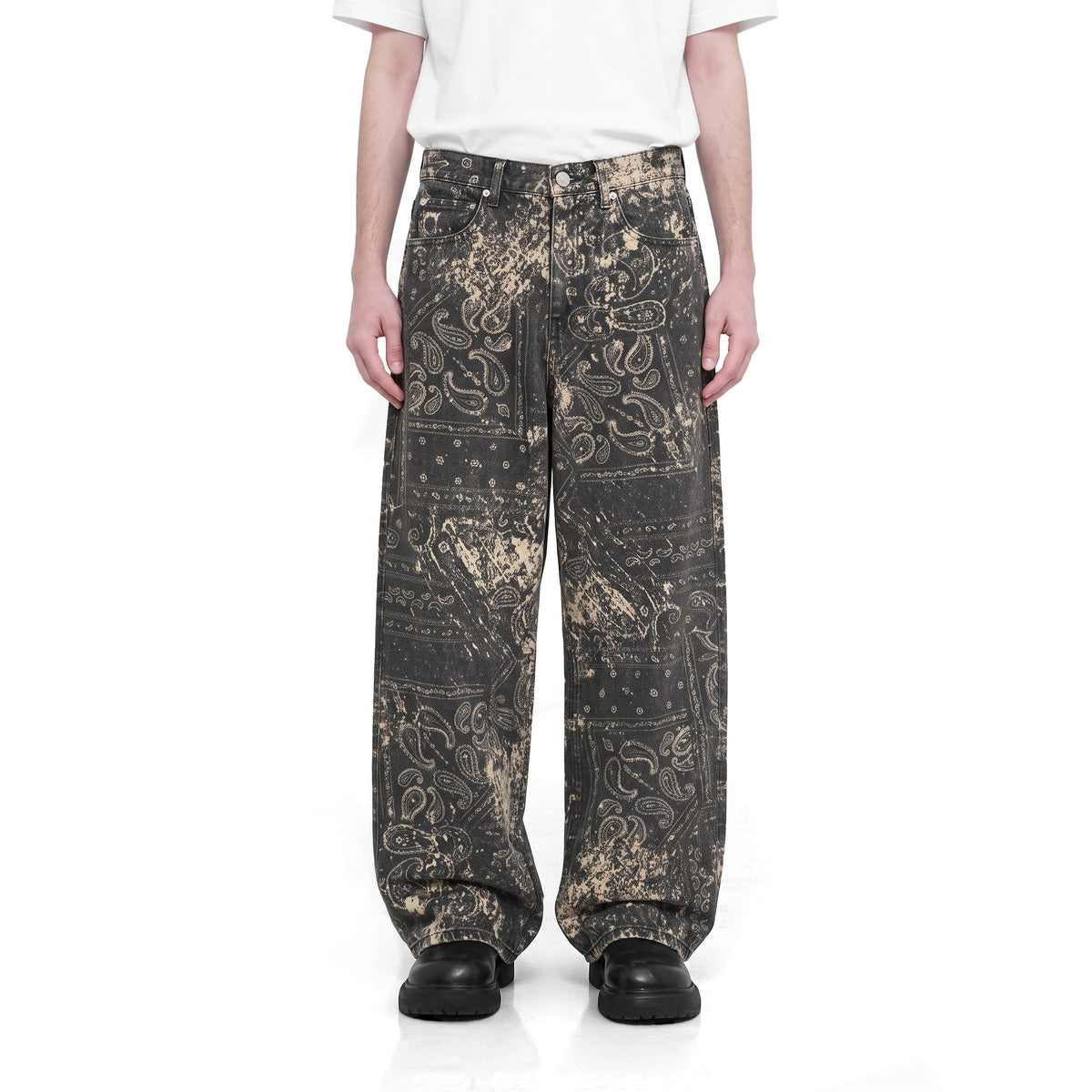 PAISLEY GRUNGE BAGGY BOTTOMS