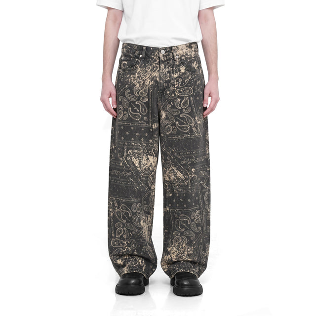 PAISLEY GRUNGE BAGGY BOTTOMS