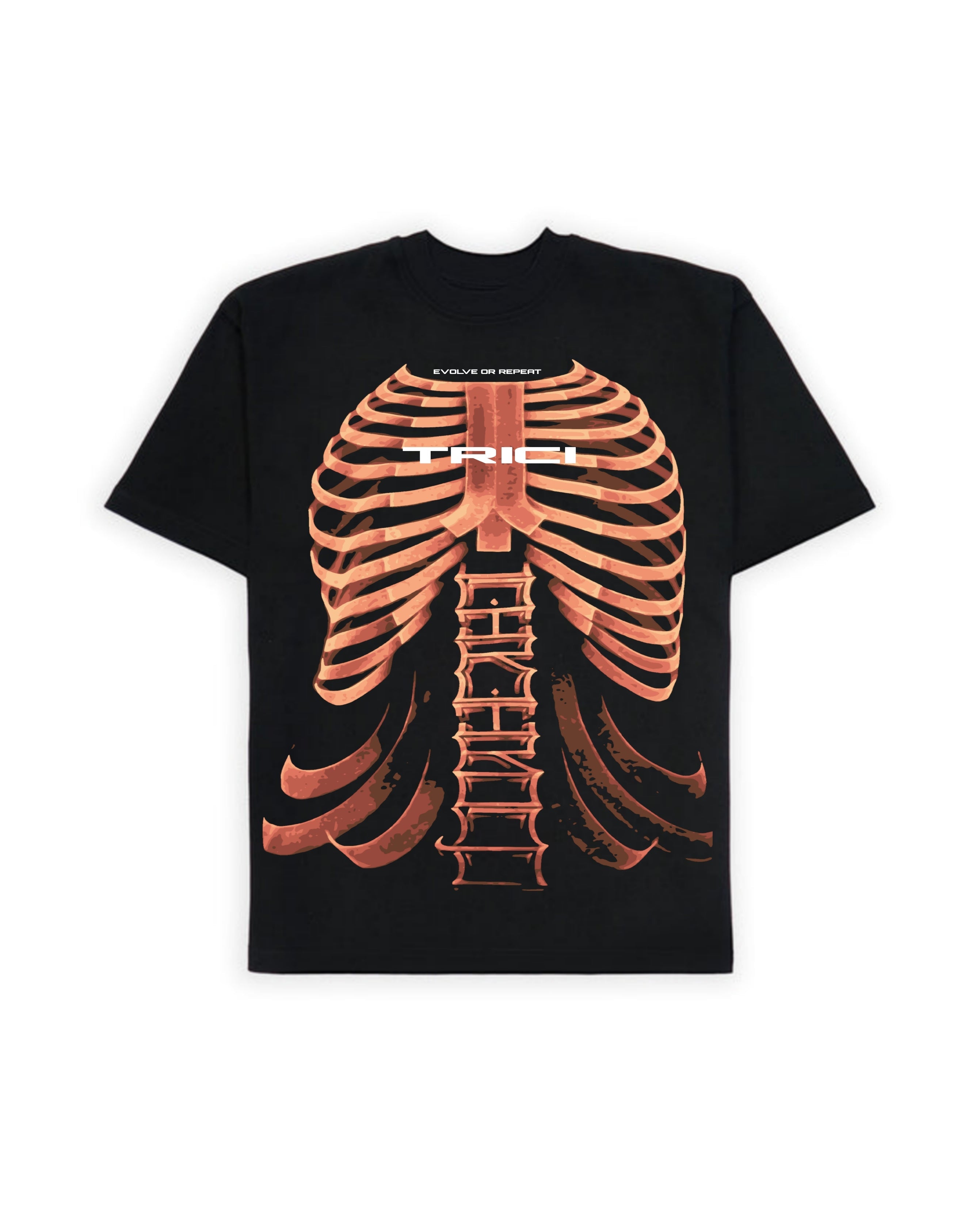 ZIP EYE T-SHIRT IN BLACK