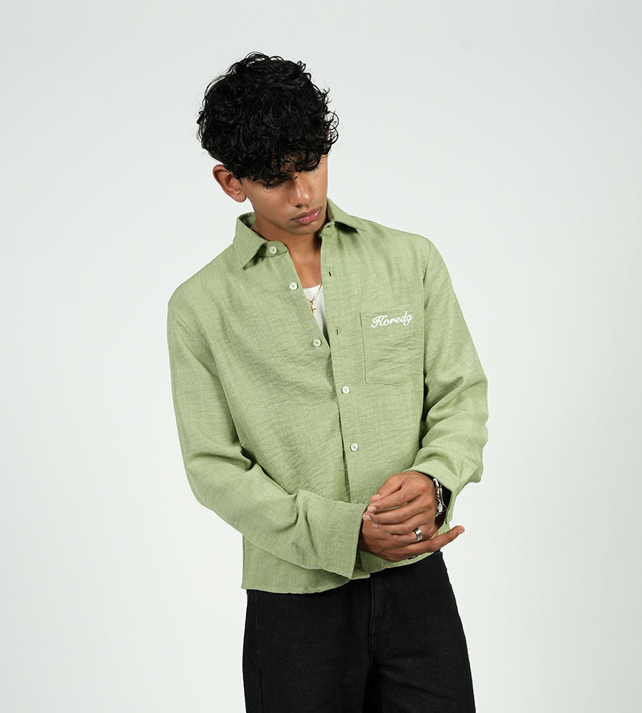 ⁠⁠KOREDG PISTA GREEN SHIRT