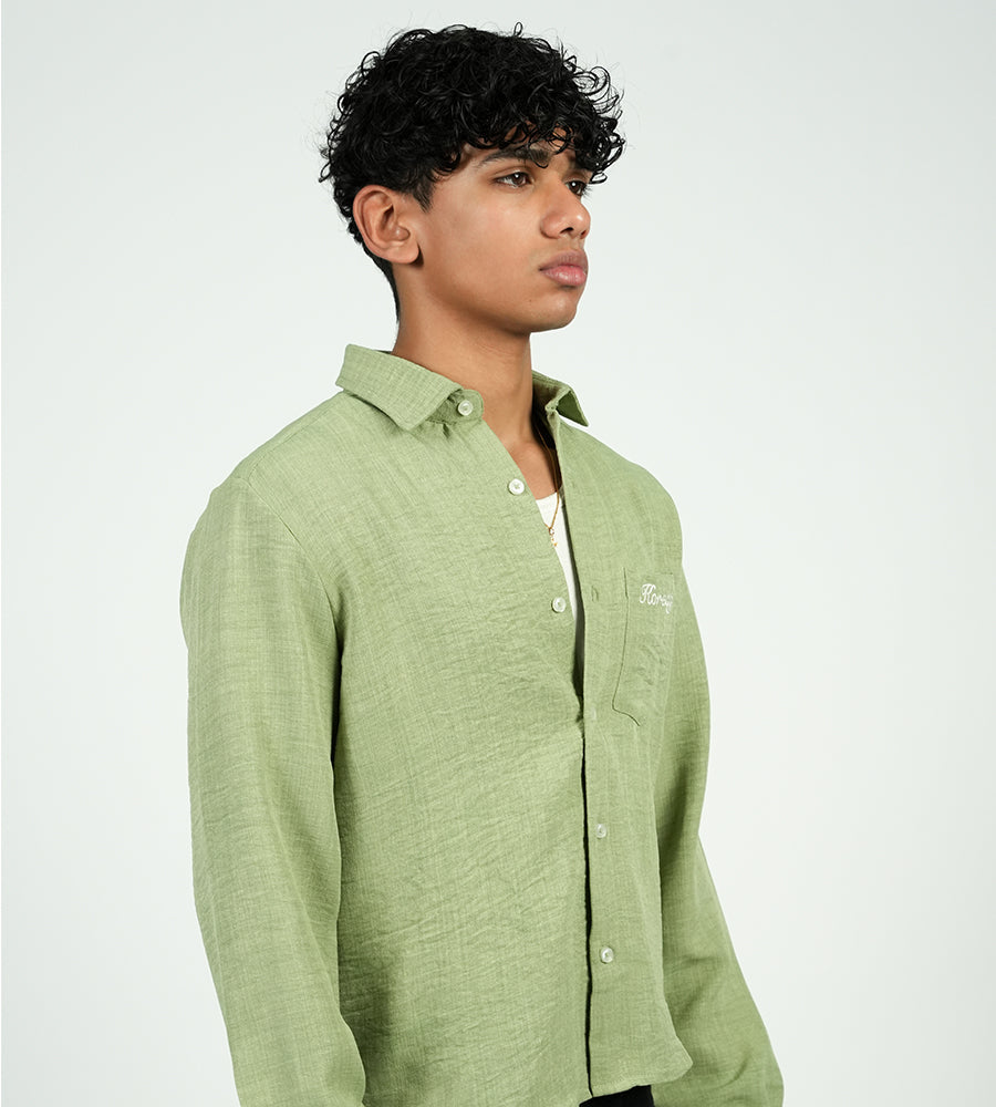 ⁠⁠KOREDG PISTA GREEN SHIRT