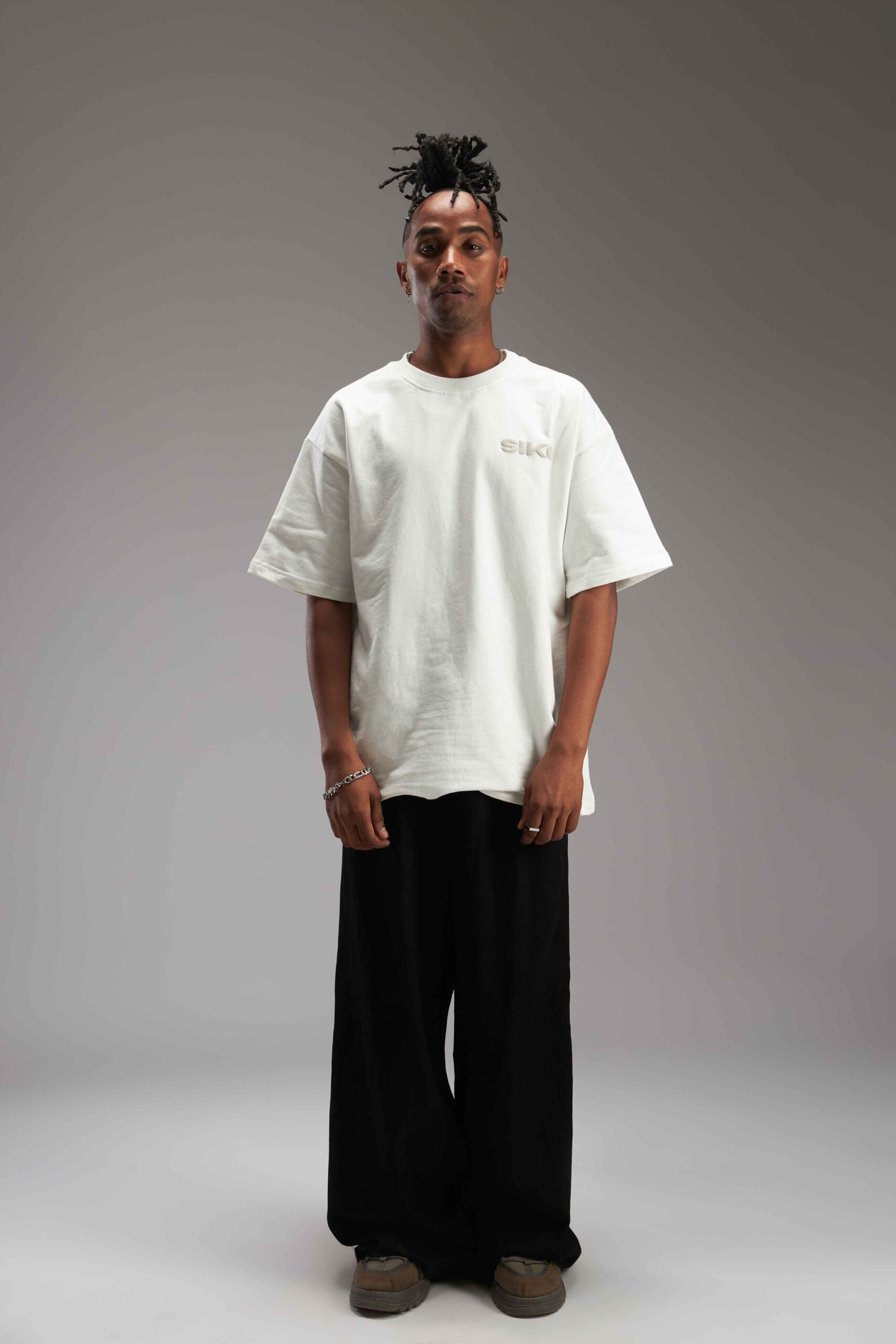 OFF WHITE BASIC OVERSIZED TEE