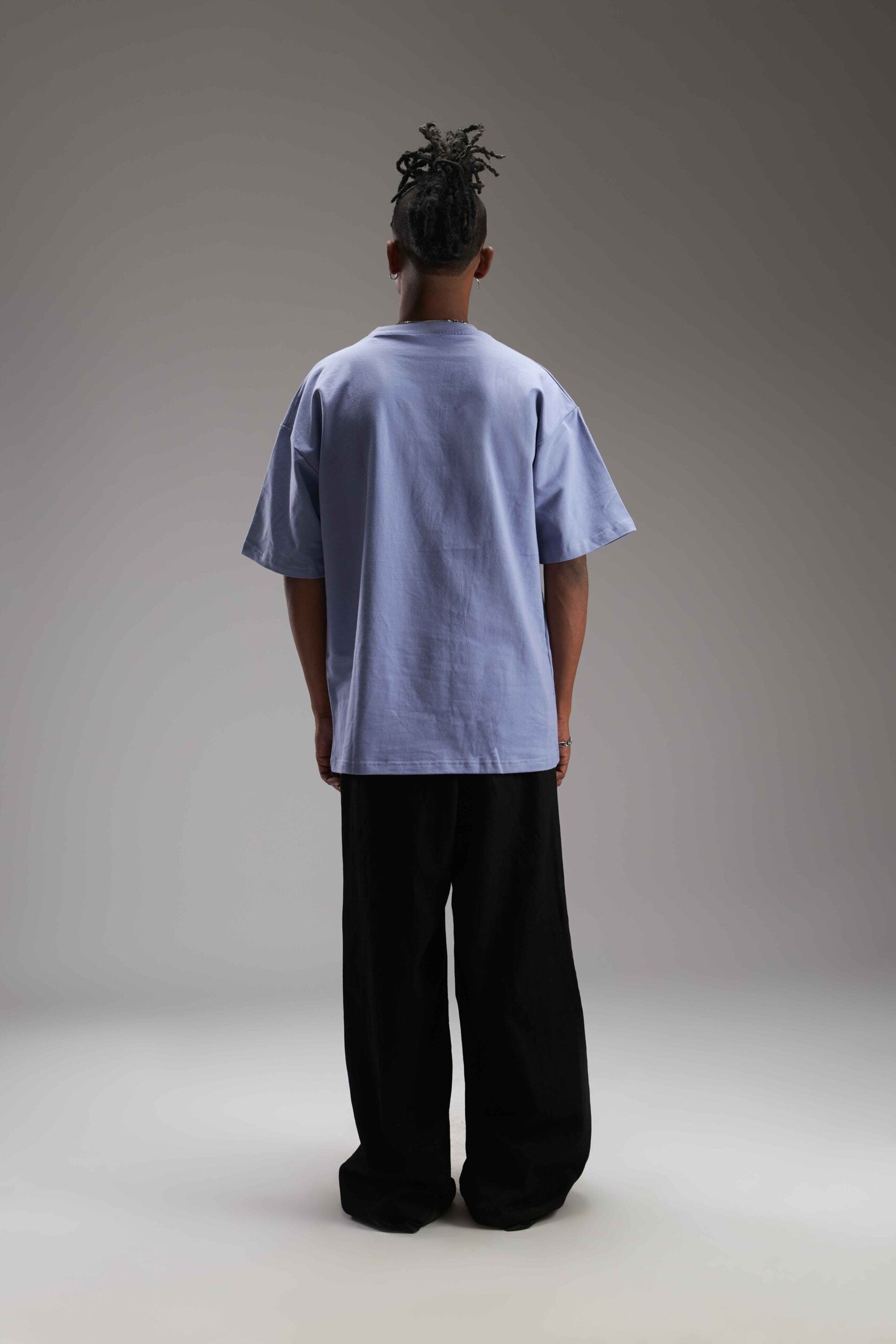ICE BLUE BASIC OVERSIZED TEE