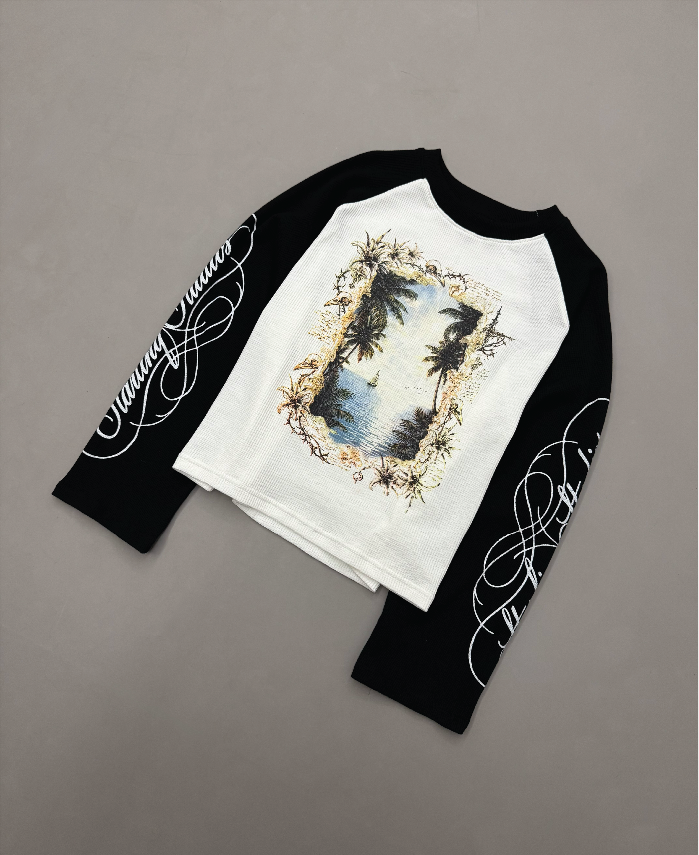 PARADISE RAGLAN WAFFLE