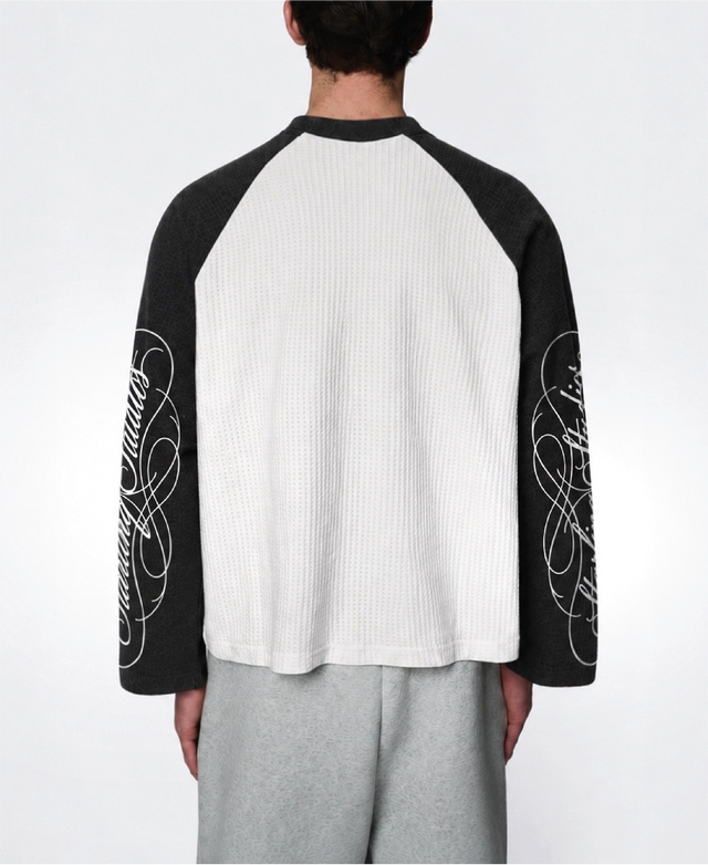 PARADISE RAGLAN WAFFLE