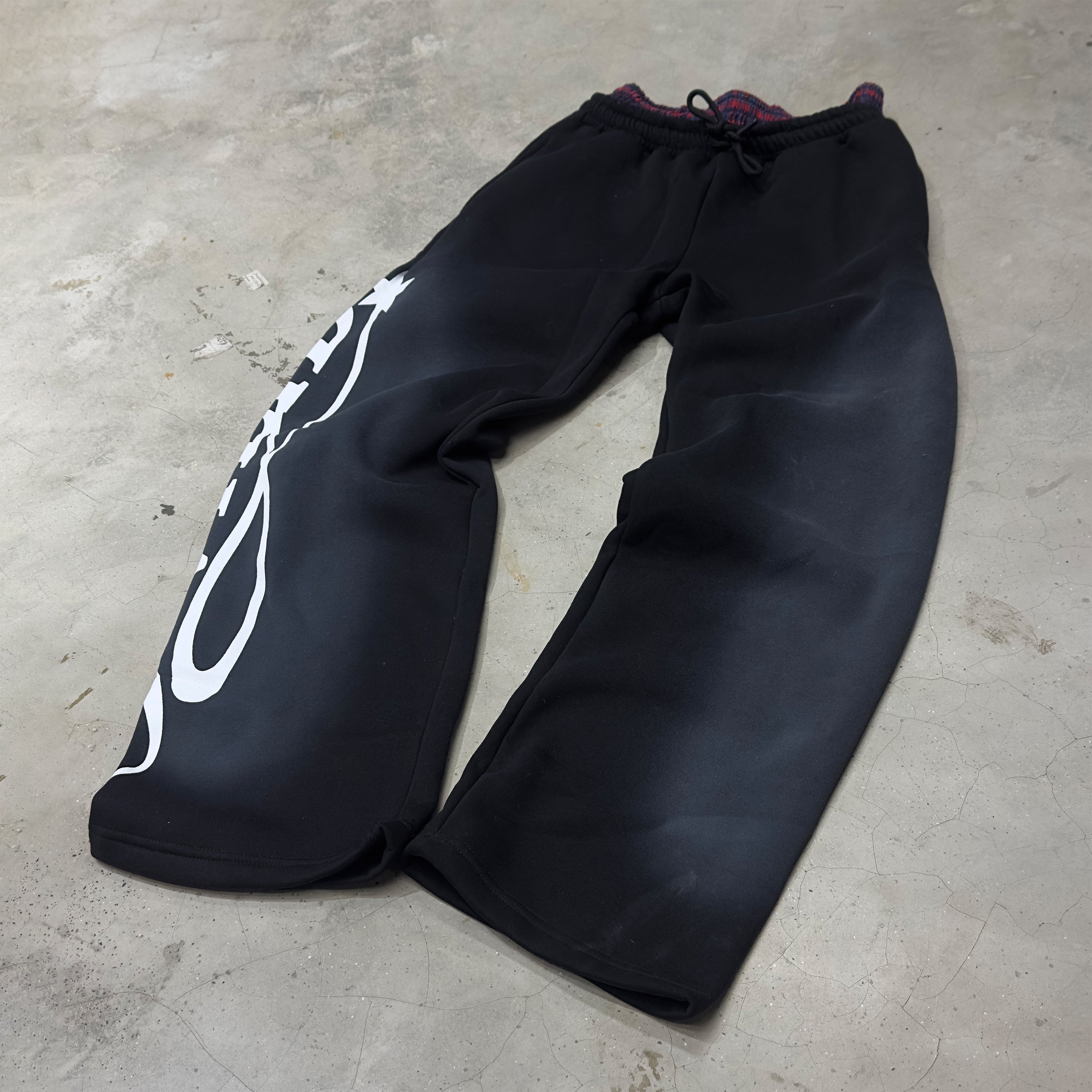Black Boxer Track Pant