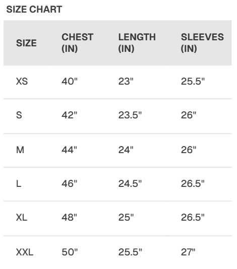 Size Guide