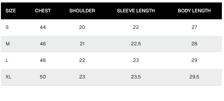 Size Guide
