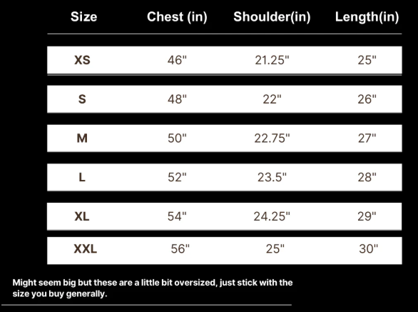 Size Guide