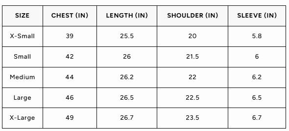 Size Guide