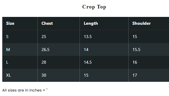 Size Guide