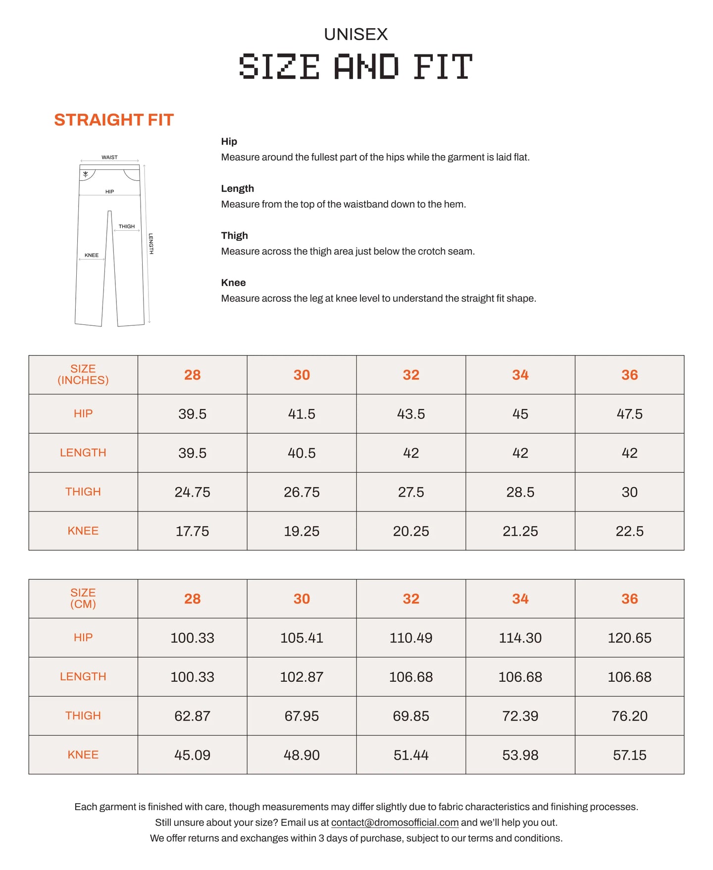 Size Guide