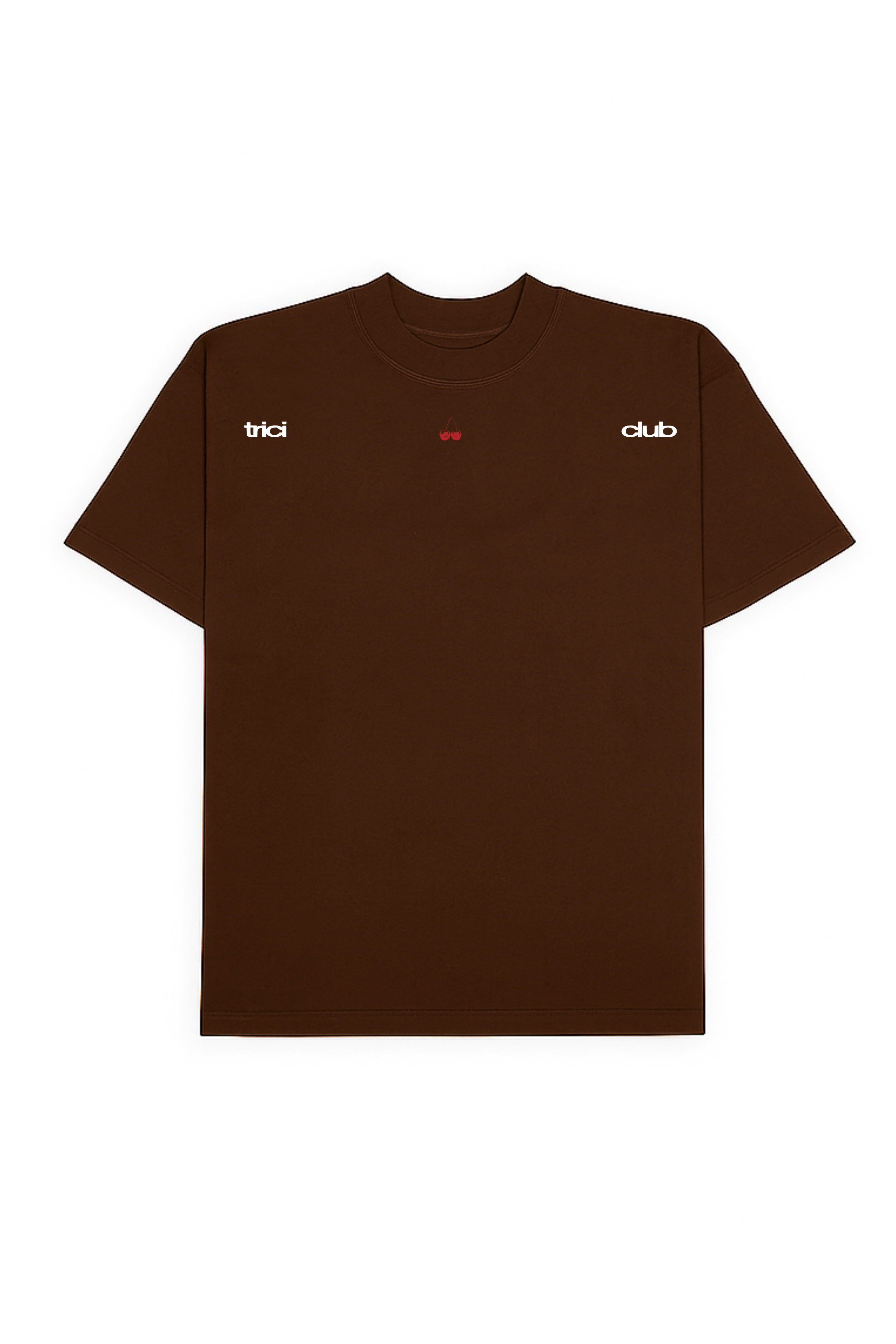 TAGCHERRY T-SHIRT IN BROWN