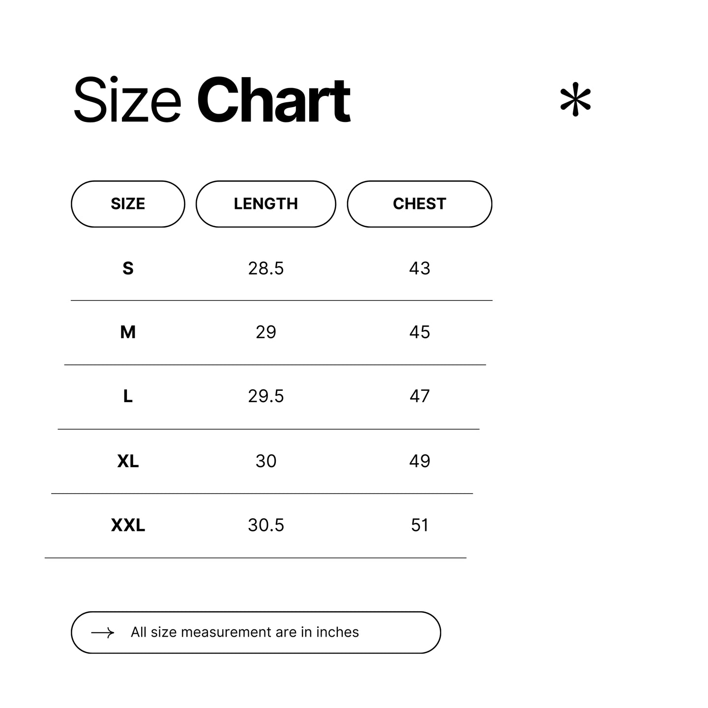 Size Guide