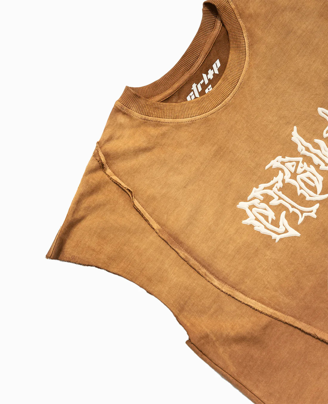 LOGO TANK-BROWN WASHED