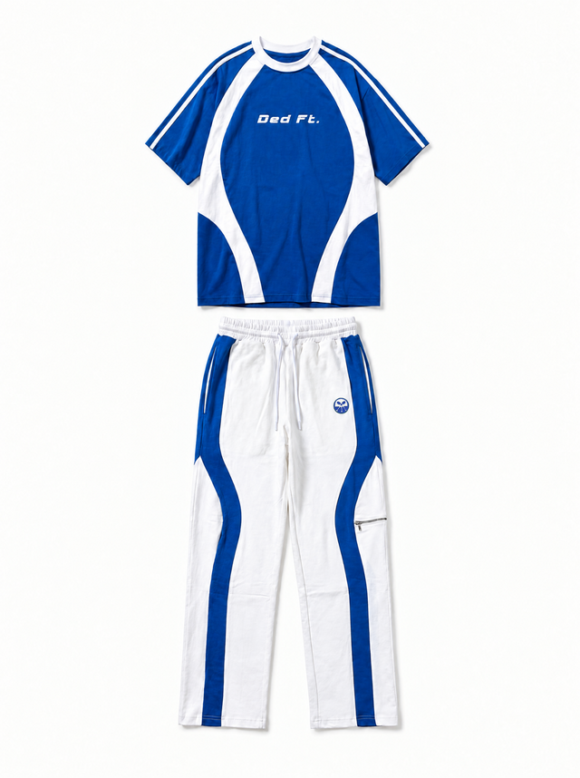 Static Blue Panel Co-ord Set