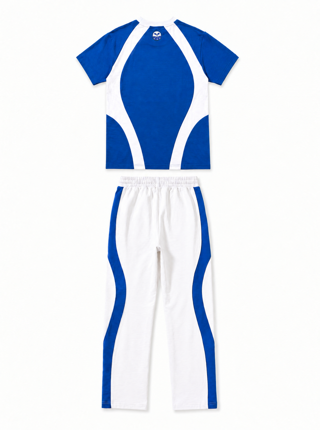 Static Blue Panel Co-ord Set