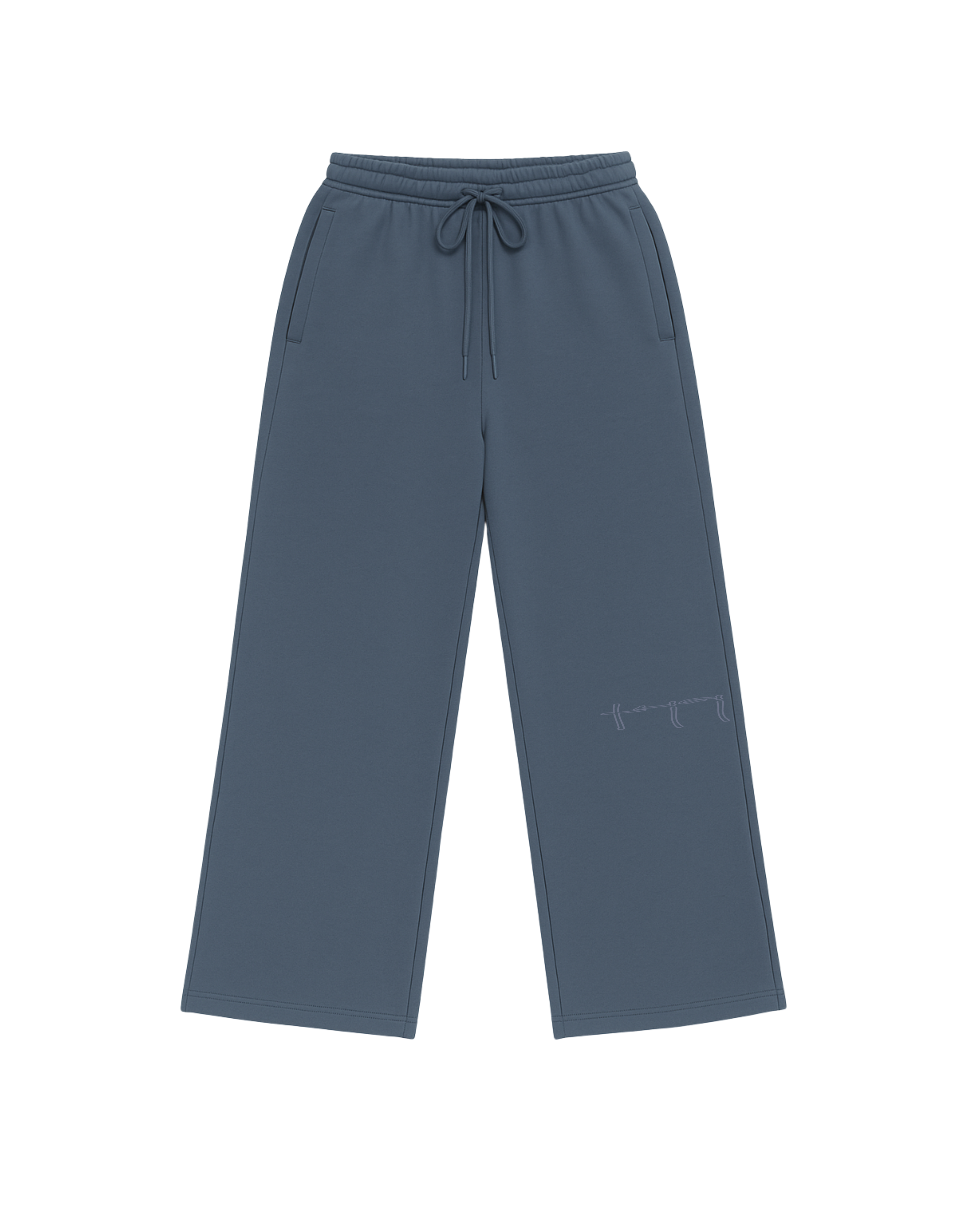 BASIC TRACK PANTS IN CHARCOAL GREY
