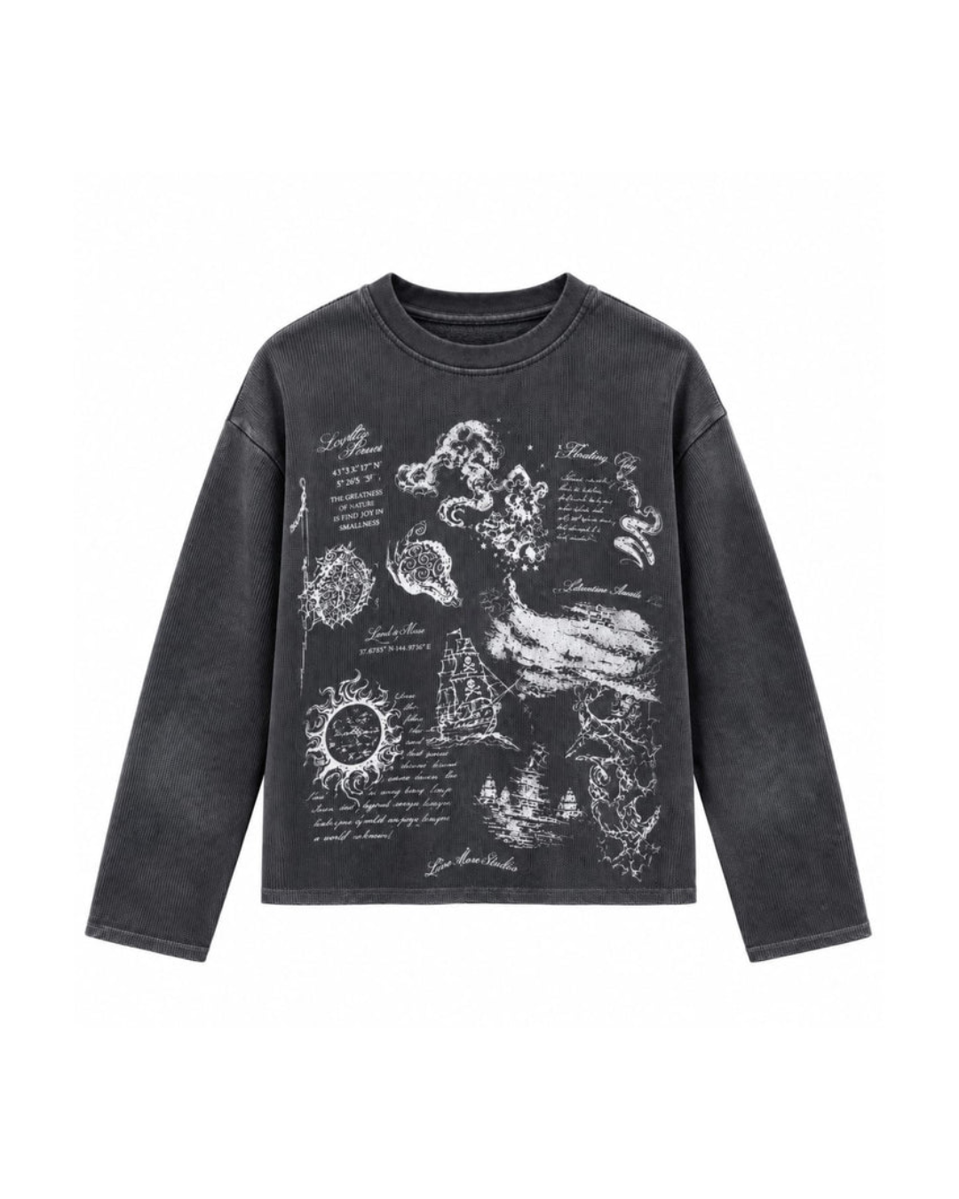 WAFFLE WASHED TEE