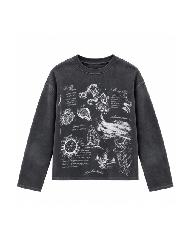 WAFFLE WASHED TEE