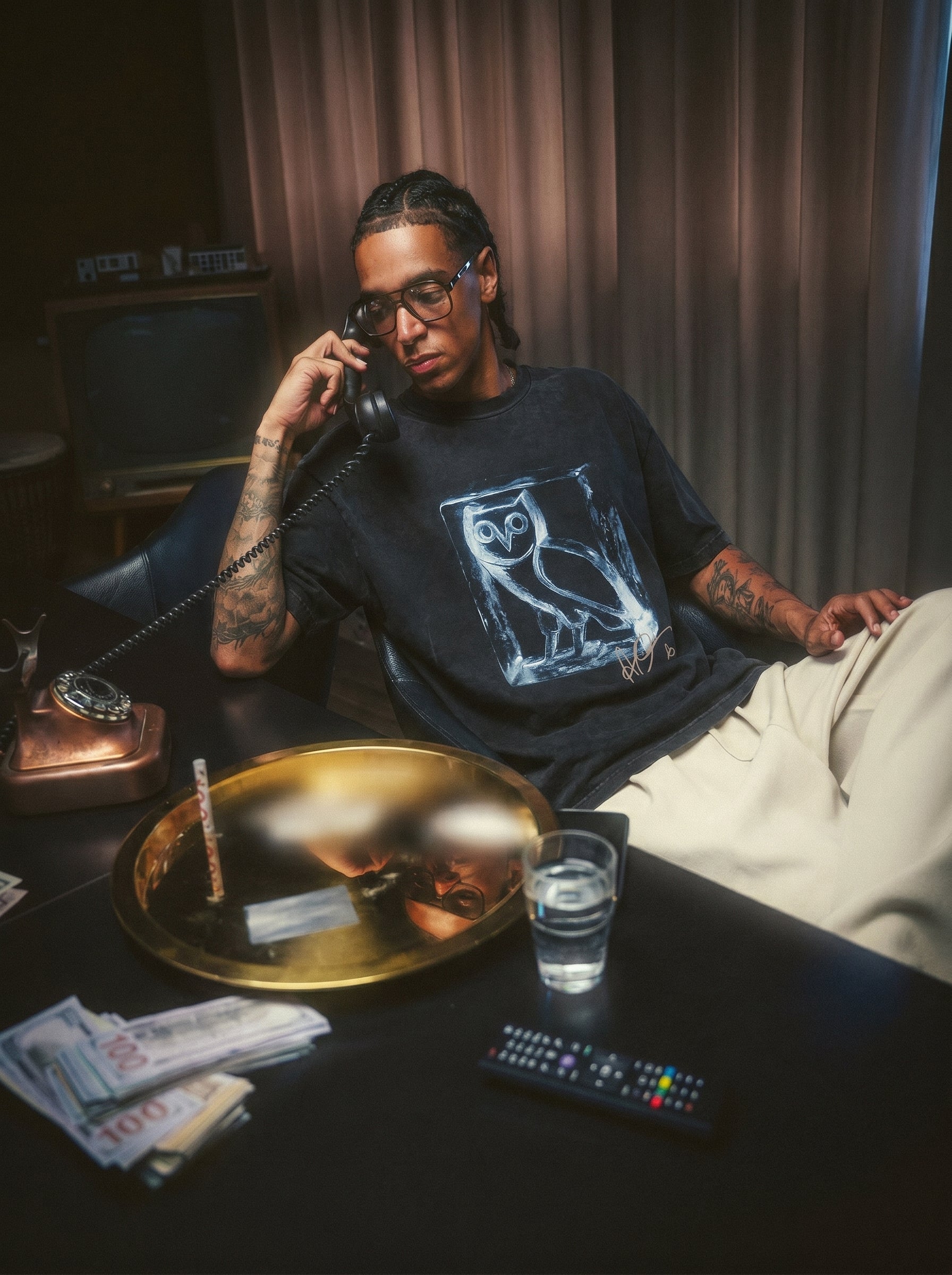 FROZEN NOCTURNAL GRAPHIC TEE
