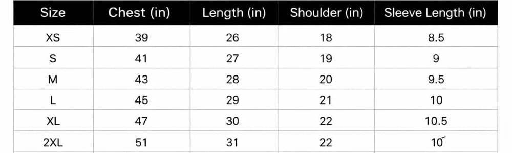 Size Guide