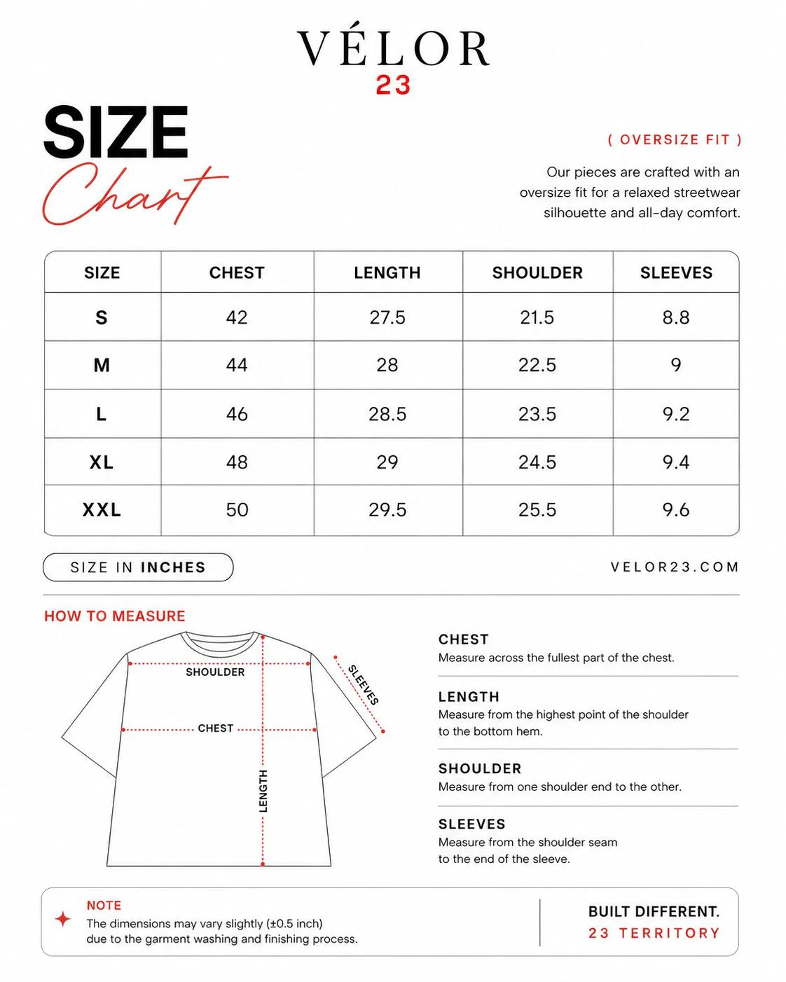 Size Guide