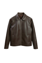 Brown croco Jacket