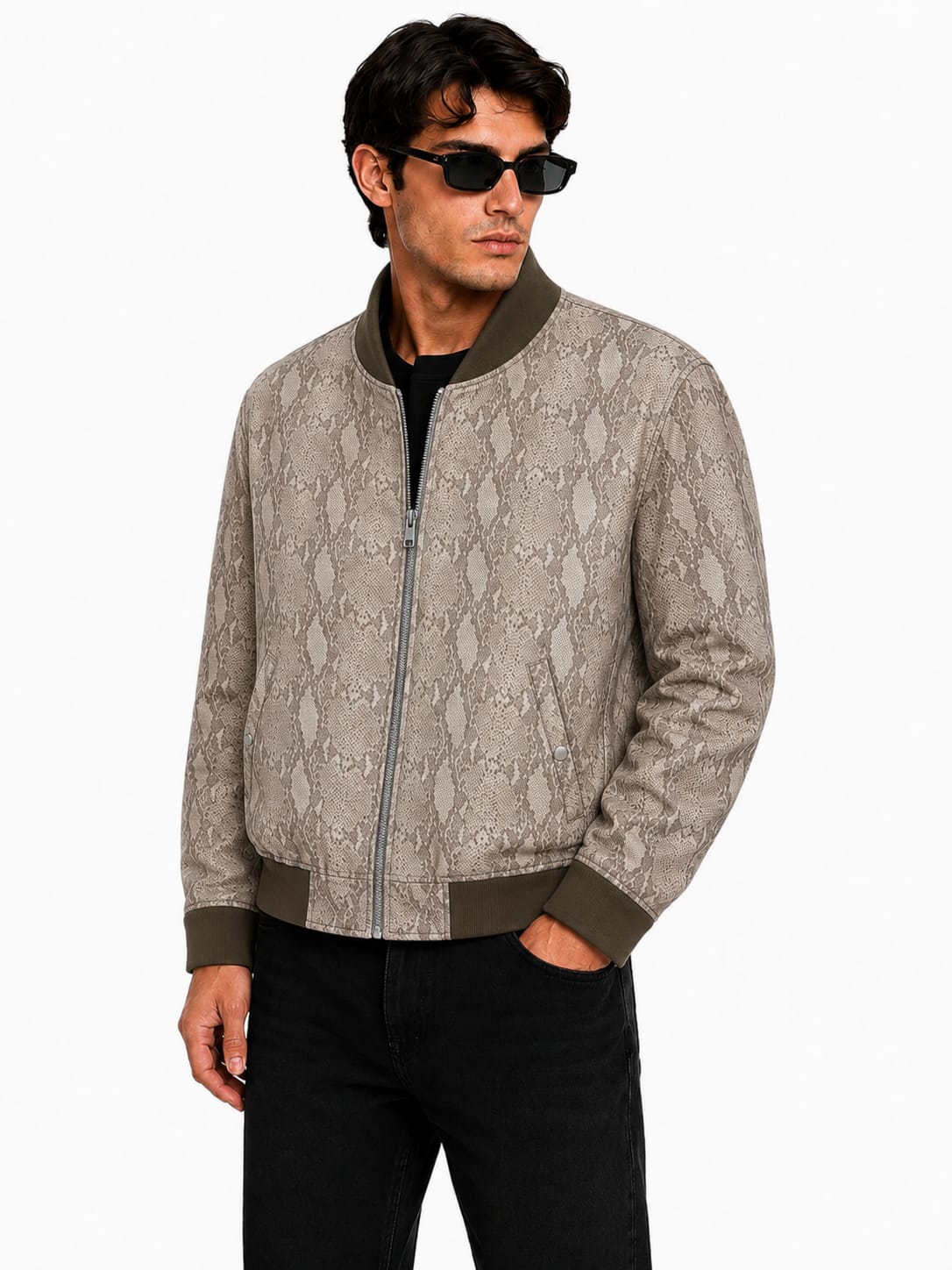 SNAKE BOMBER JACKET