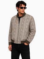 SNAKE BOMBER JACKET