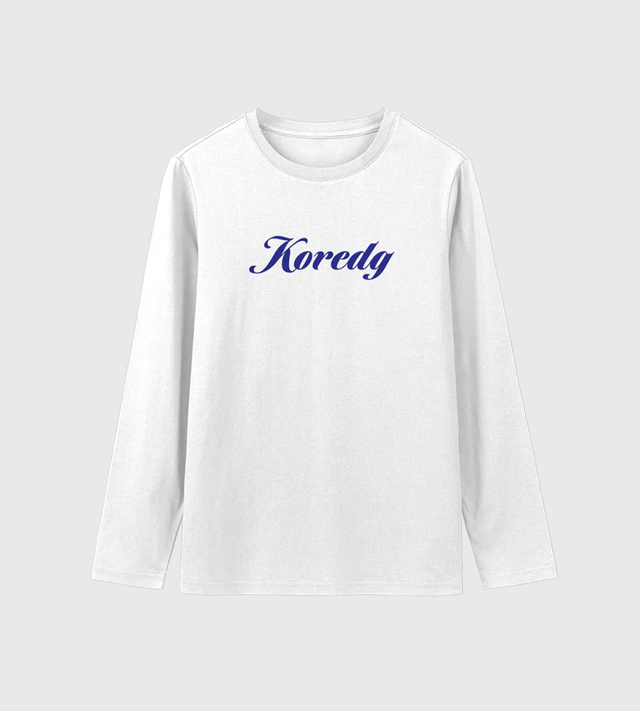 WHITE KOREDG LONG SLEEVE