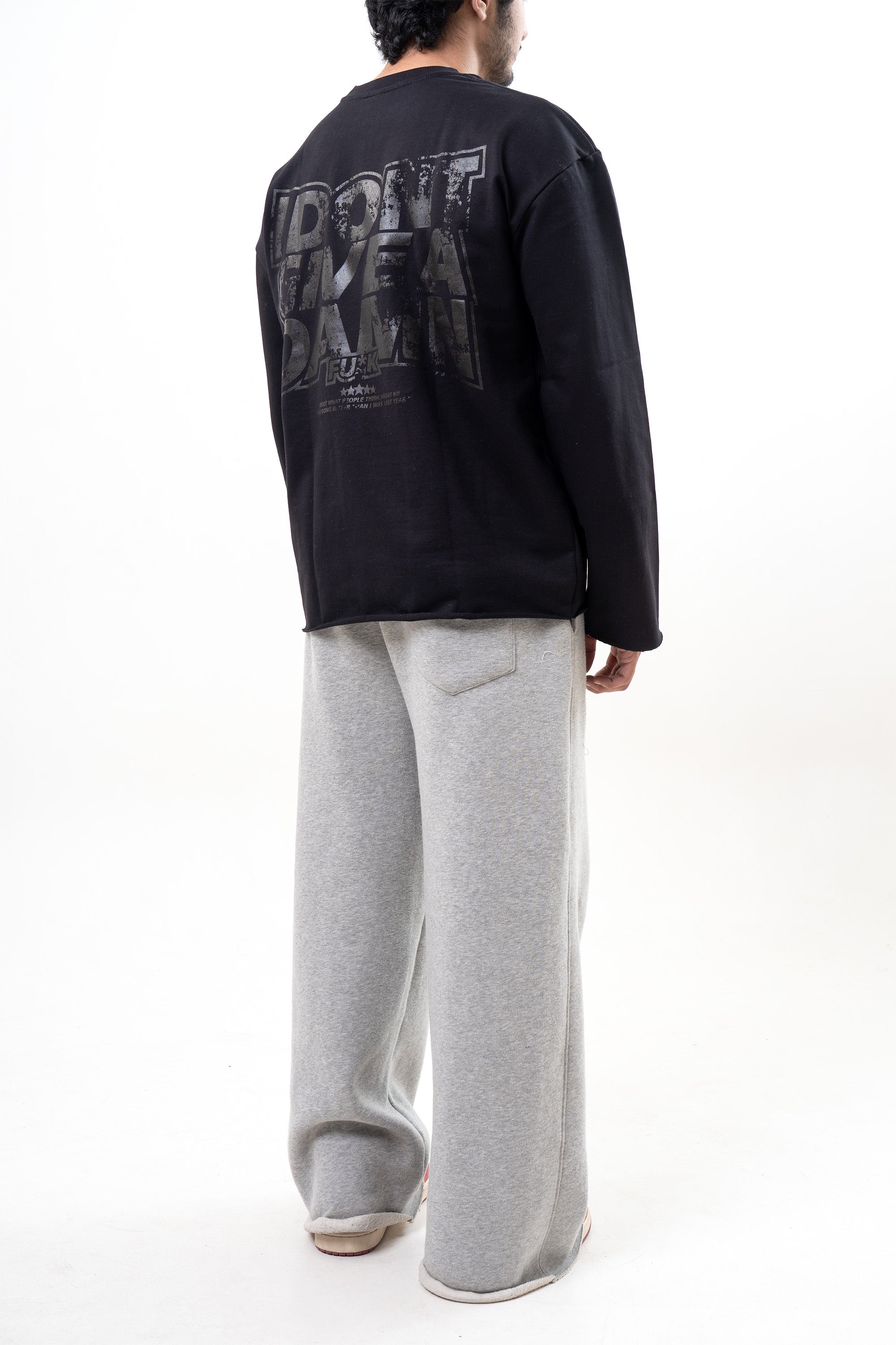 GIVE A DAMN Long Sleeve Tee