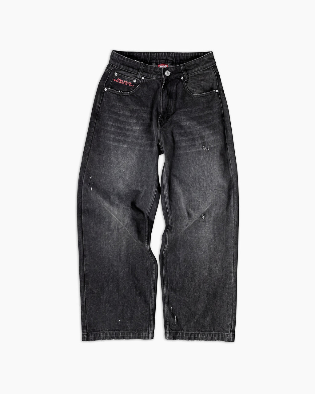 COR3 BLACK WASHED JEANS
