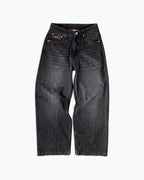 COR3 BLACK WASHED JEANS