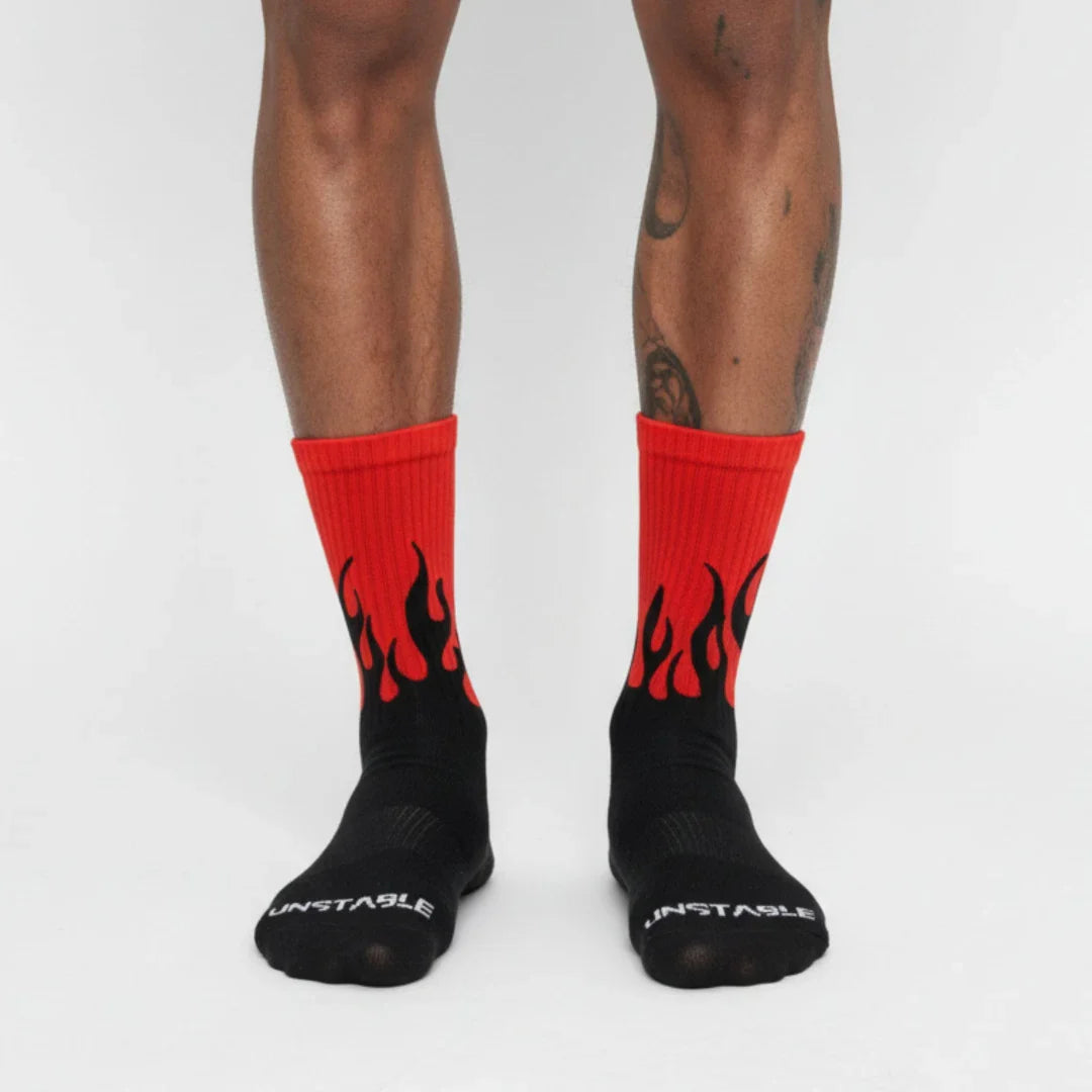 Blaze Away Crew Socks
