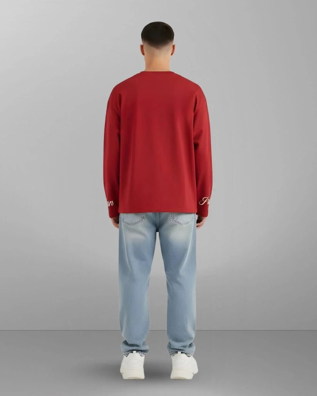 Broken Boxy Long Sleeve - RedTauxxic