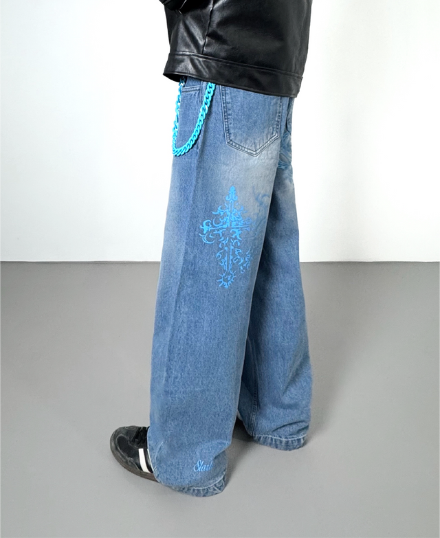 FROSTY BLUE DENIM