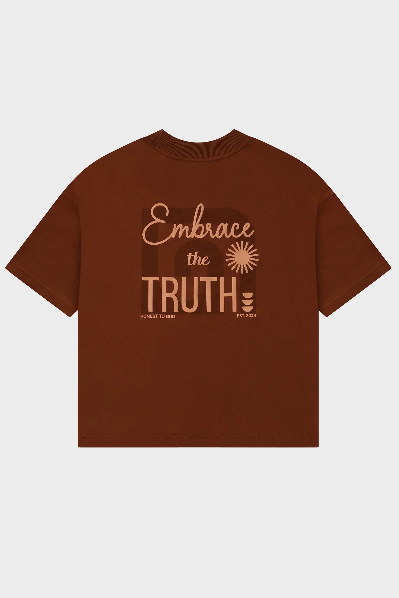 Cinnamon Brown Box Fit T-shirt