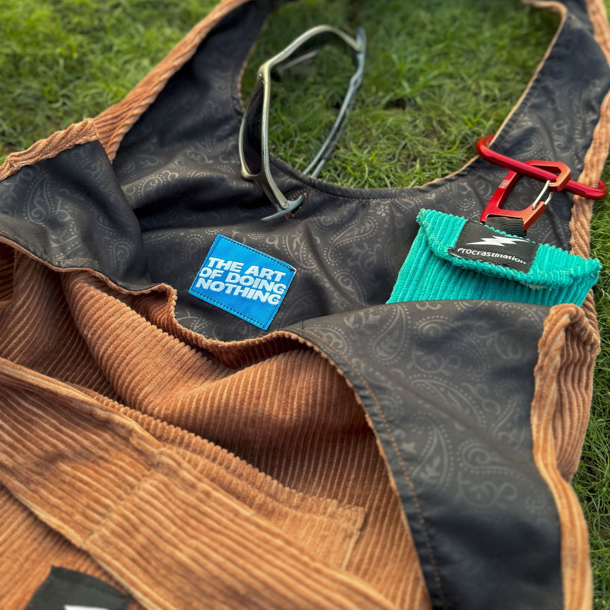 Coco brown Corduroy hobo Bag