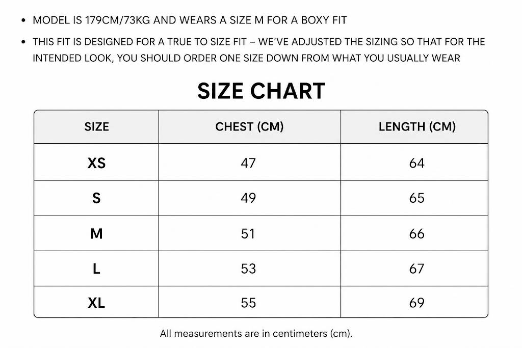 Size Guide