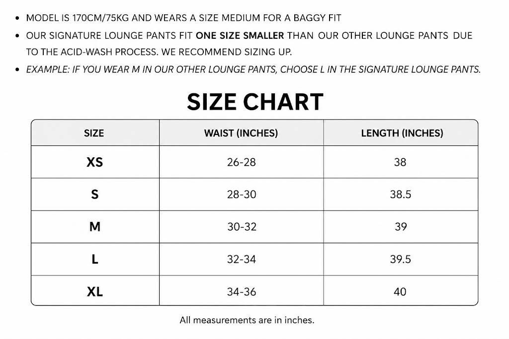 Size Guide