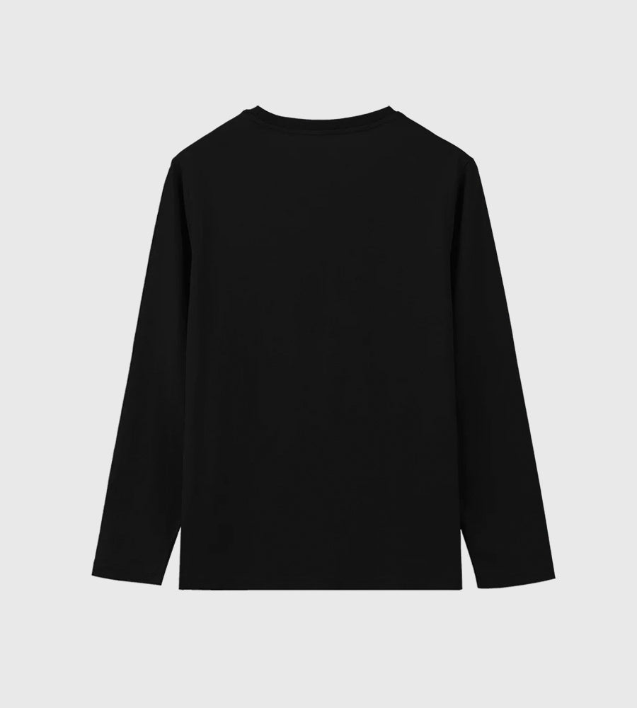 BLACK KOREDG LONG SLEEVE