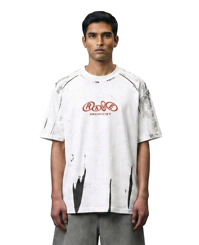 RAVE ARCHIVIST T-SHIRT WHITE