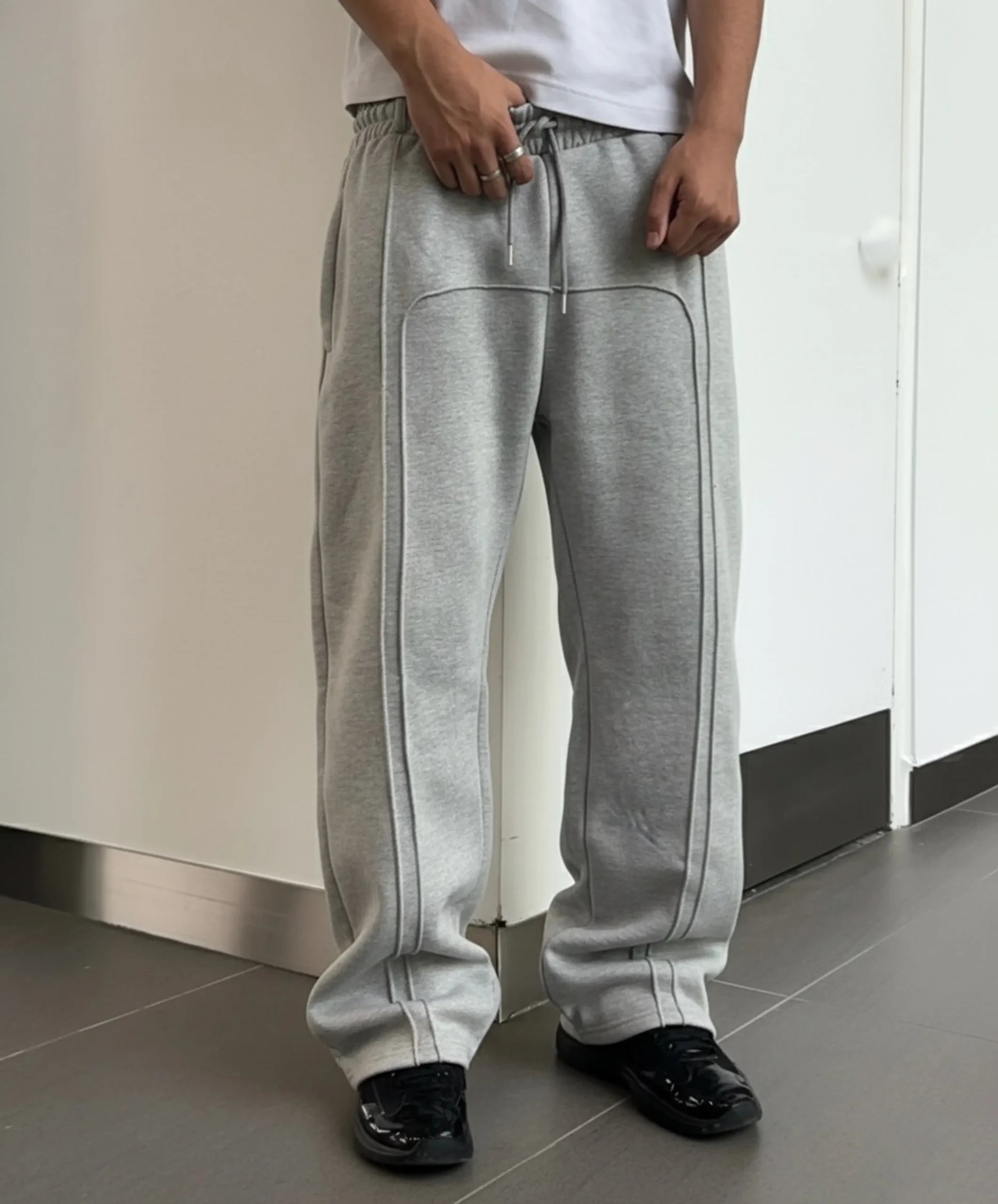 LUXE BOTTOMS - MELANGE GREY