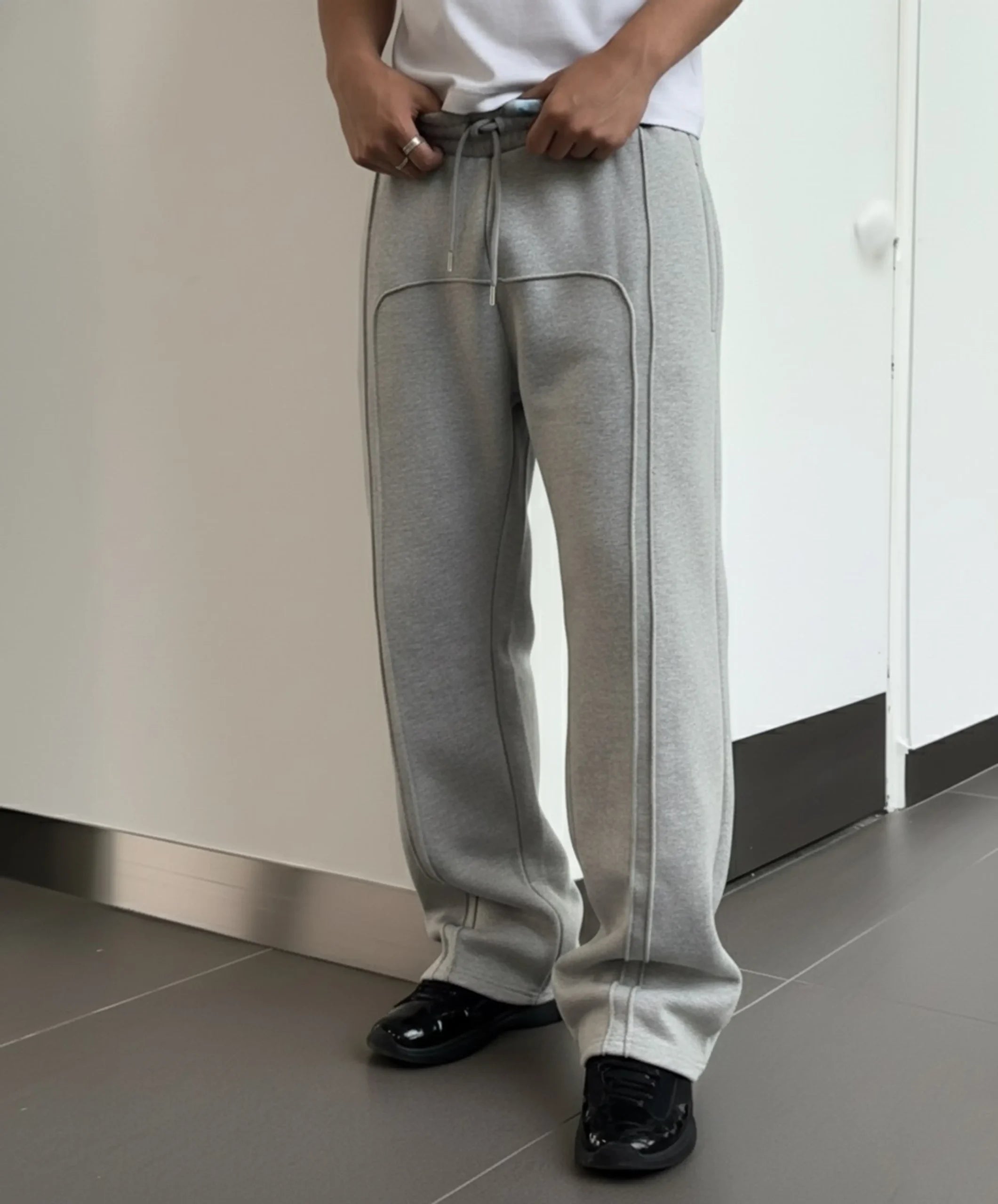 LUXE BOTTOMS - MELANGE GREY