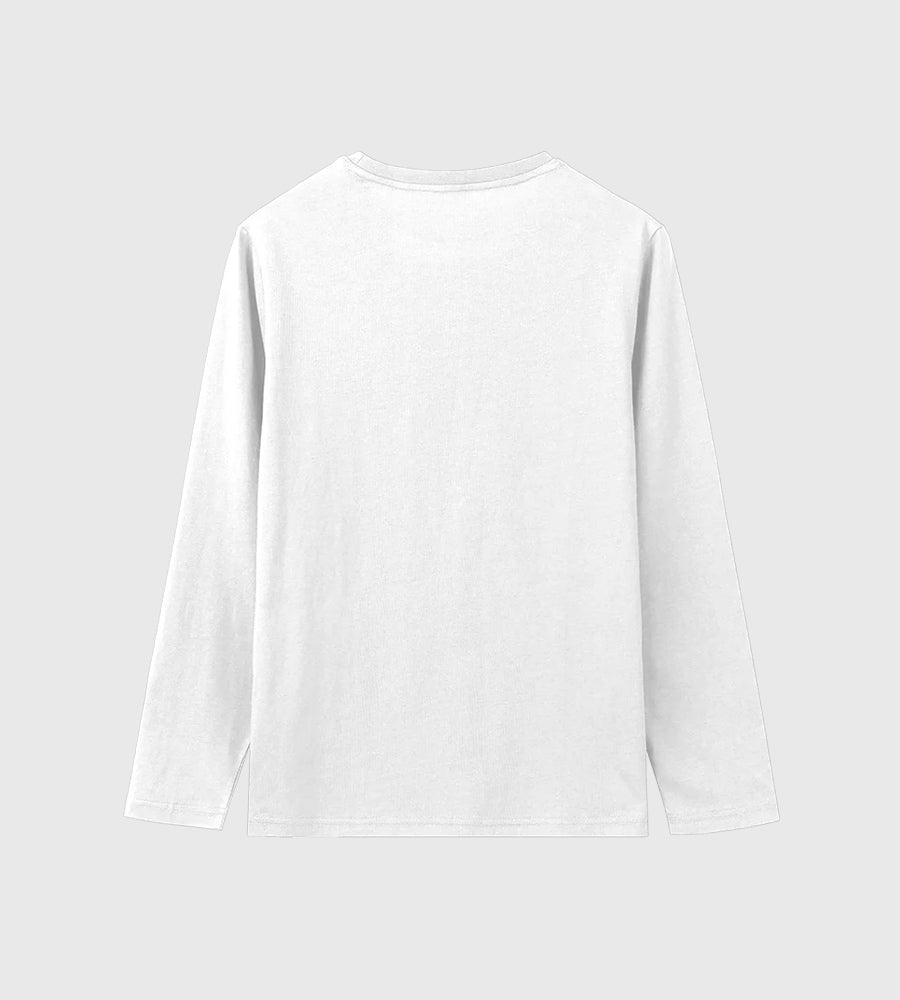 WHITE KOREDG LONG SLEEVE